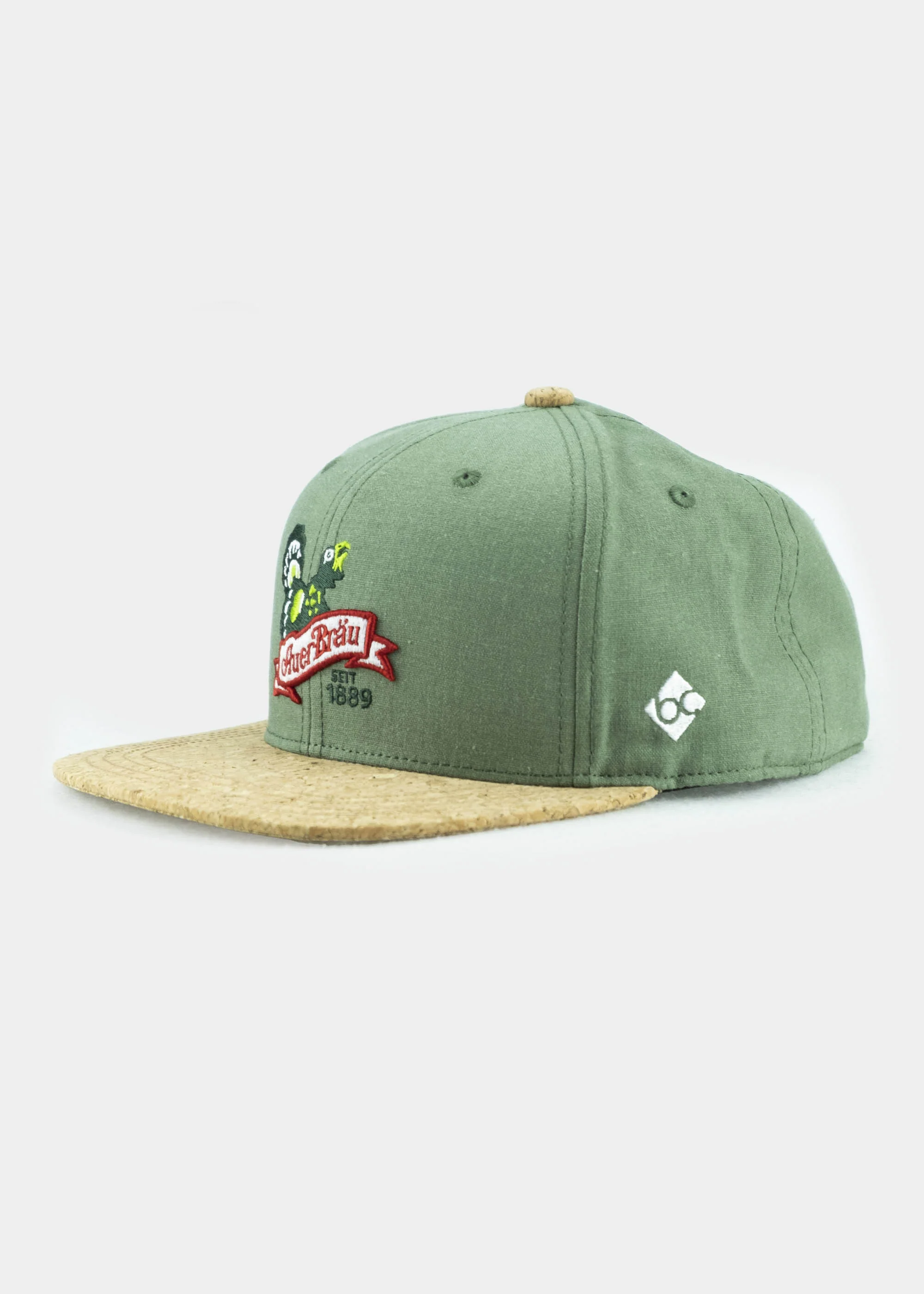 Cap "AuerBräu" - dunkelgrün (Snapback)
