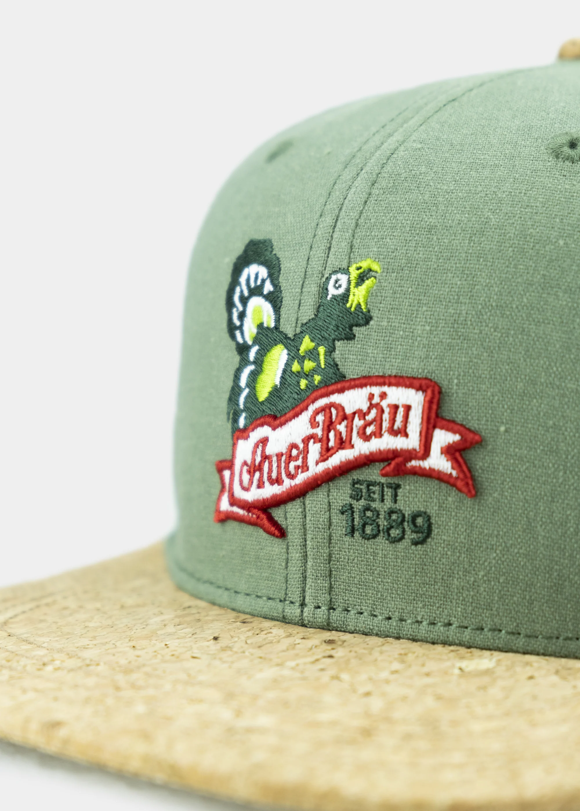 Cap "AuerBräu" - dunkelgrün (Snapback) - Image 2