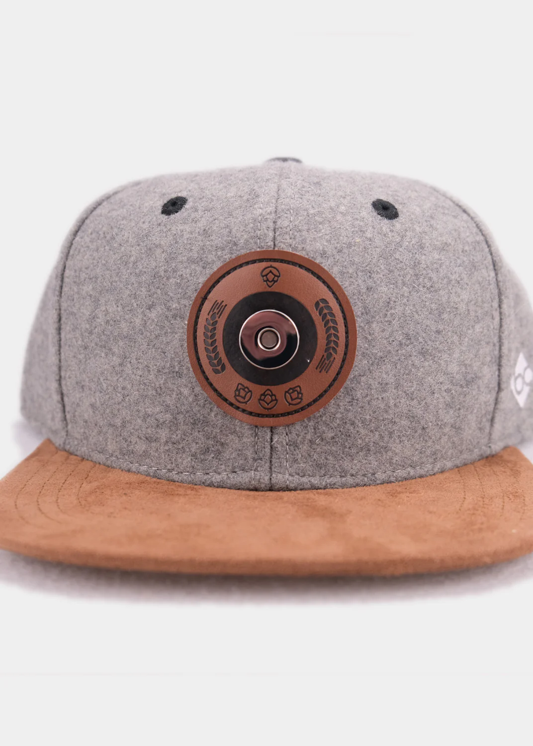 Cap "Bierkrönung" - dunkelgrau (Snapback) - Image 3