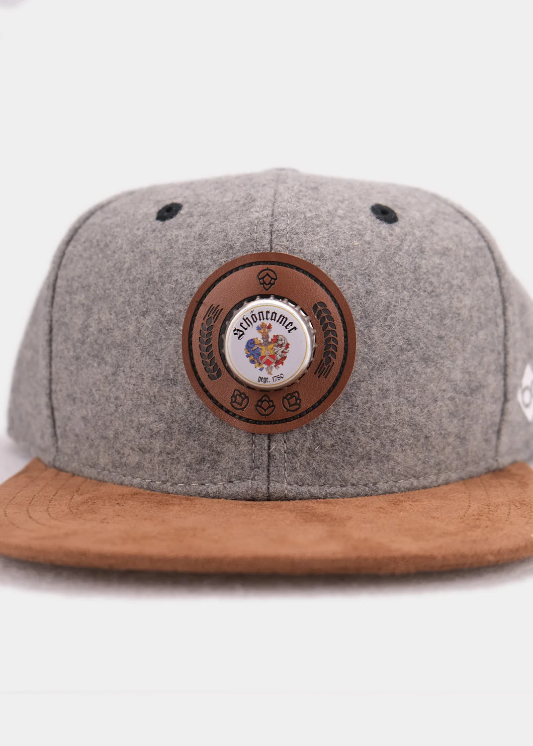 Cap "Bierkrönung" - dunkelgrau (Snapback) - Image 4