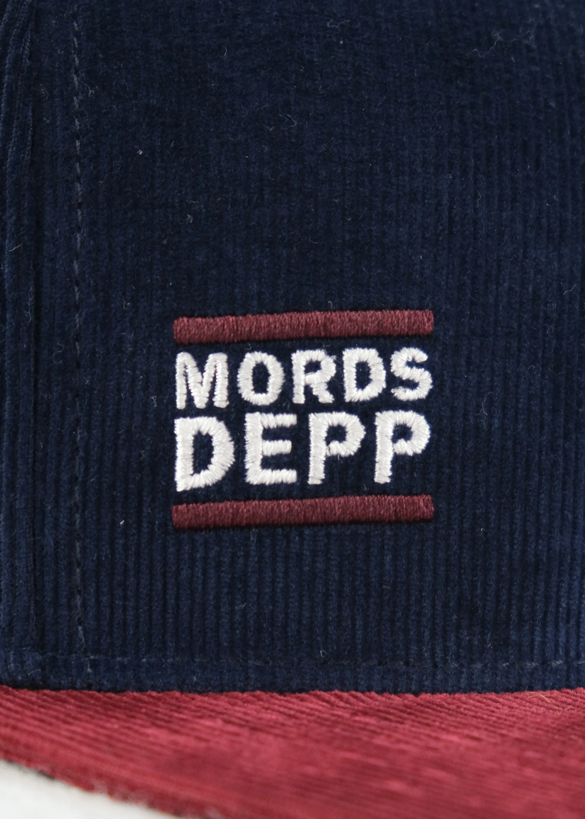 Cap "dicht&ergreifend: Kord" - dunkelblau (Snapback) - Image 4