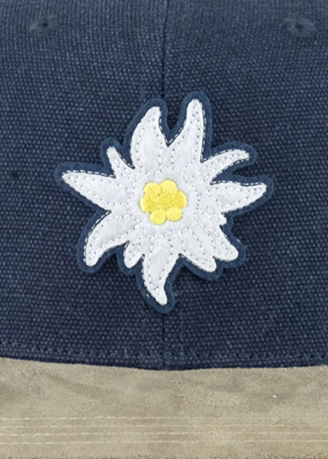 Cap "Edelweiß: Filzpatch" - dunkelblau (Snapback) - Image 2
