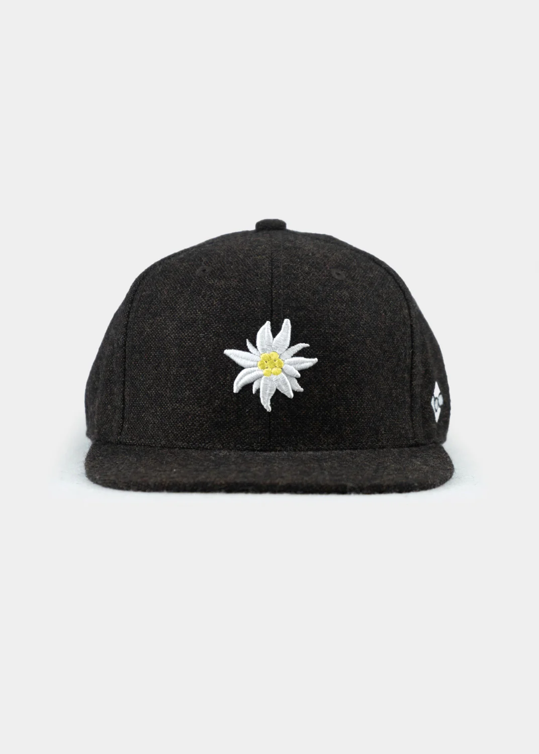 Cap "Edelweiß Flanell" - dunkelbraun (Snapback) - Image 2