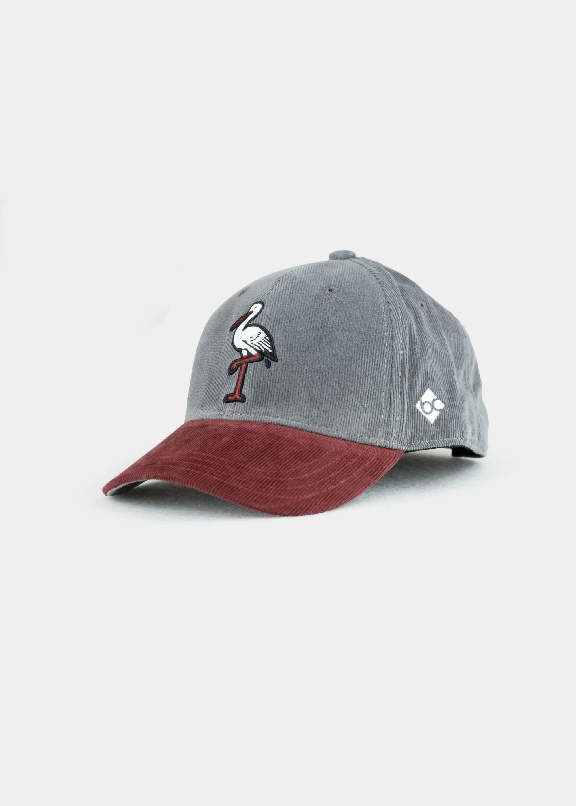 Cap "Storchenbräu" - grau (Curved)