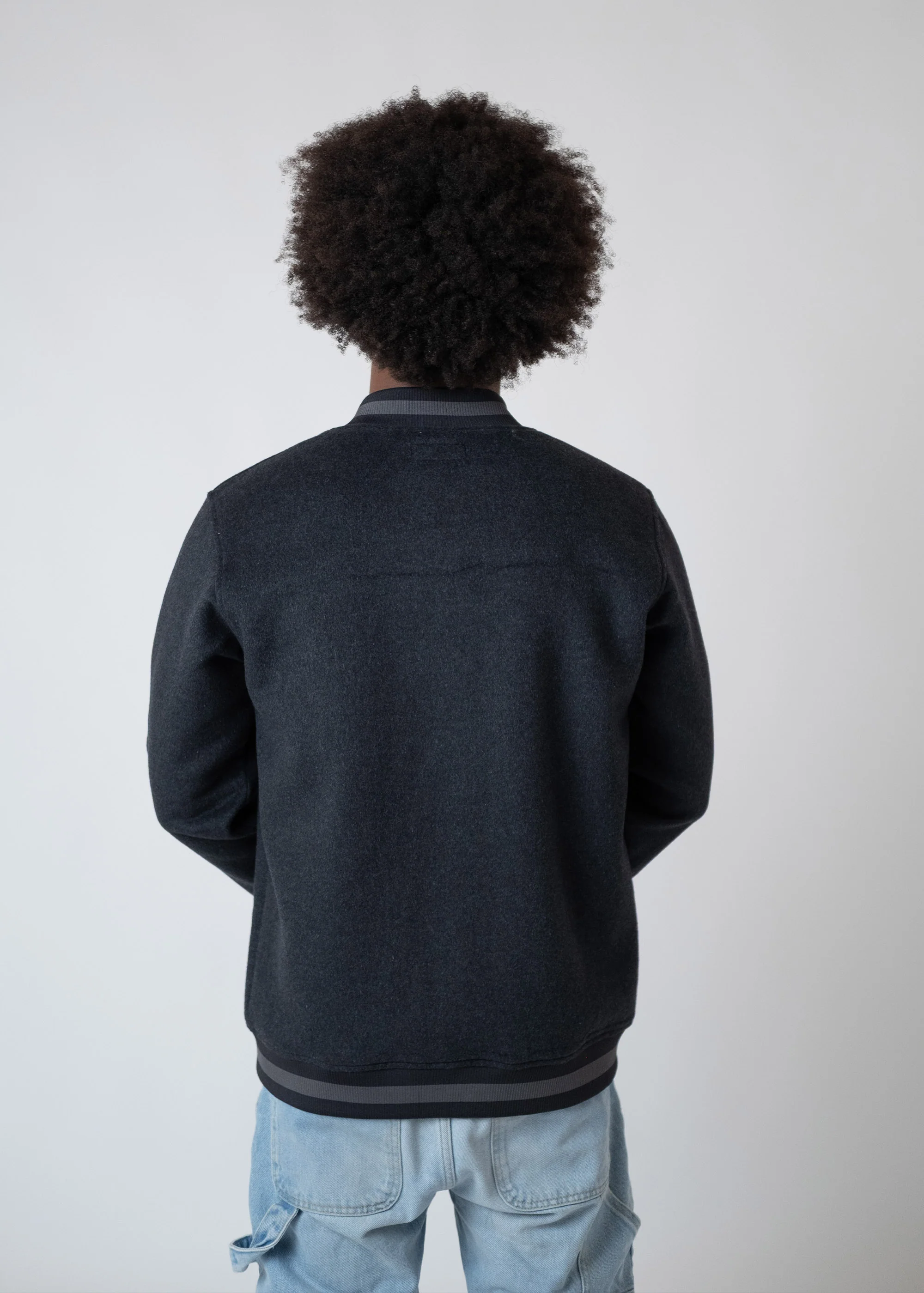 Collegejacke "BC" - dunkelgrau - Image 7