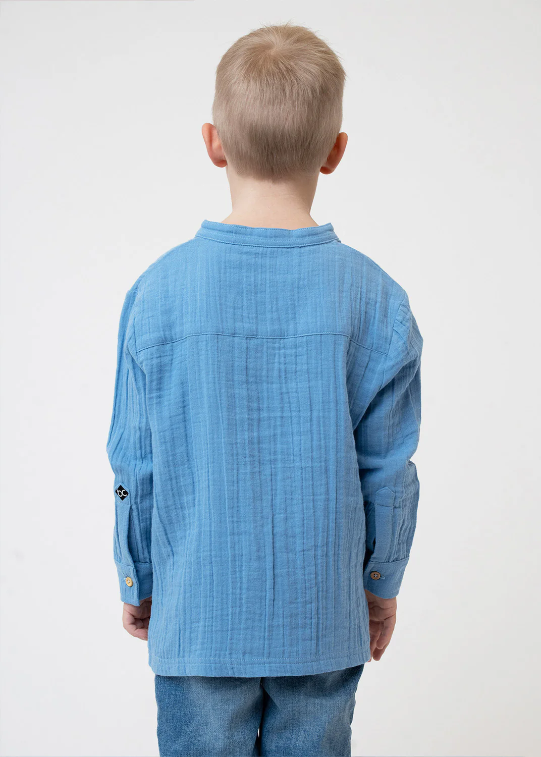 Hemd "Edelweiß" - hellblau (Kinder) - Image 3