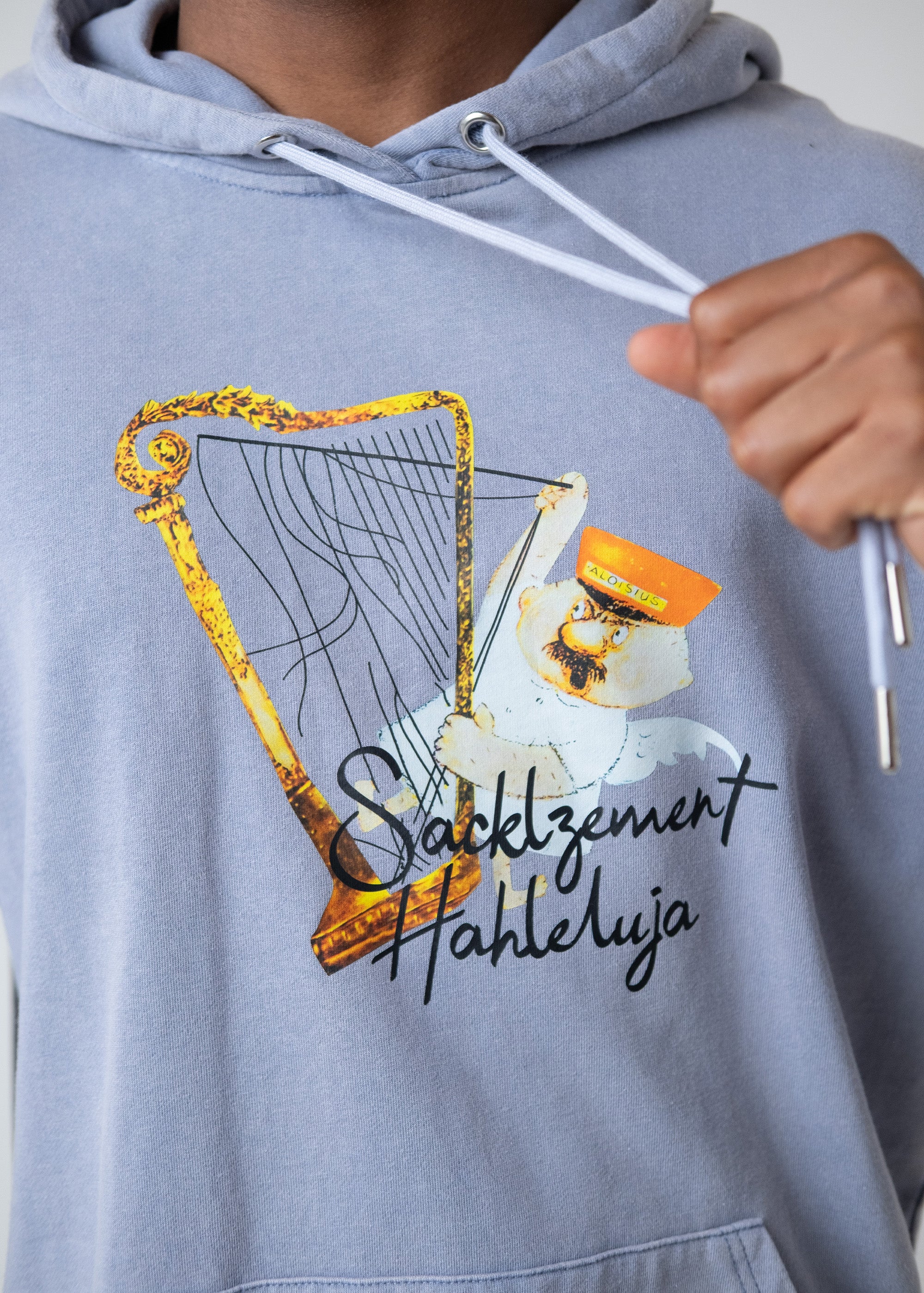 Hoodie "Aloisius" - hellblau - Image 3