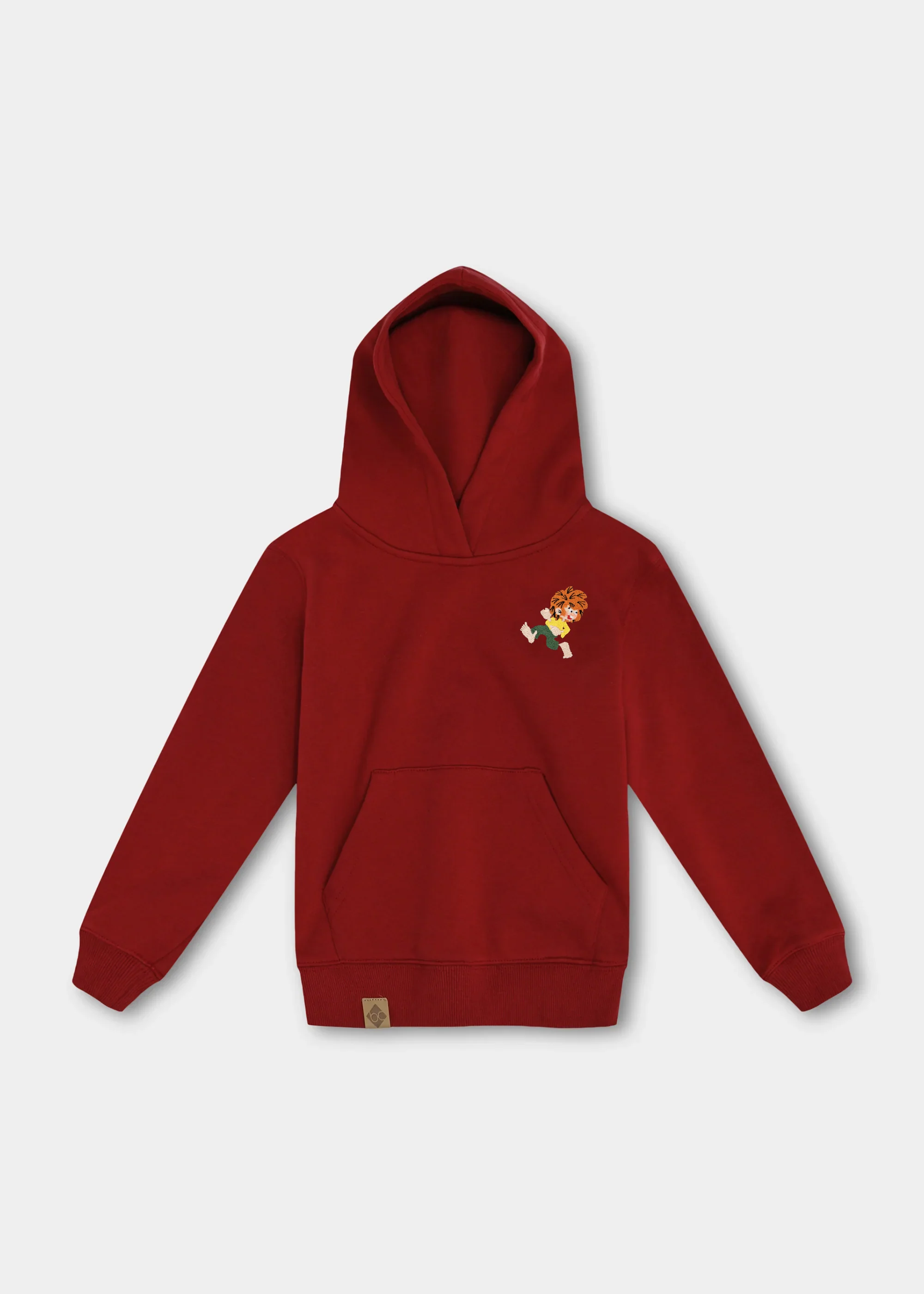 Hoodie "Grantig by nature v2" - dunkelrot (Kinder) - Image 3