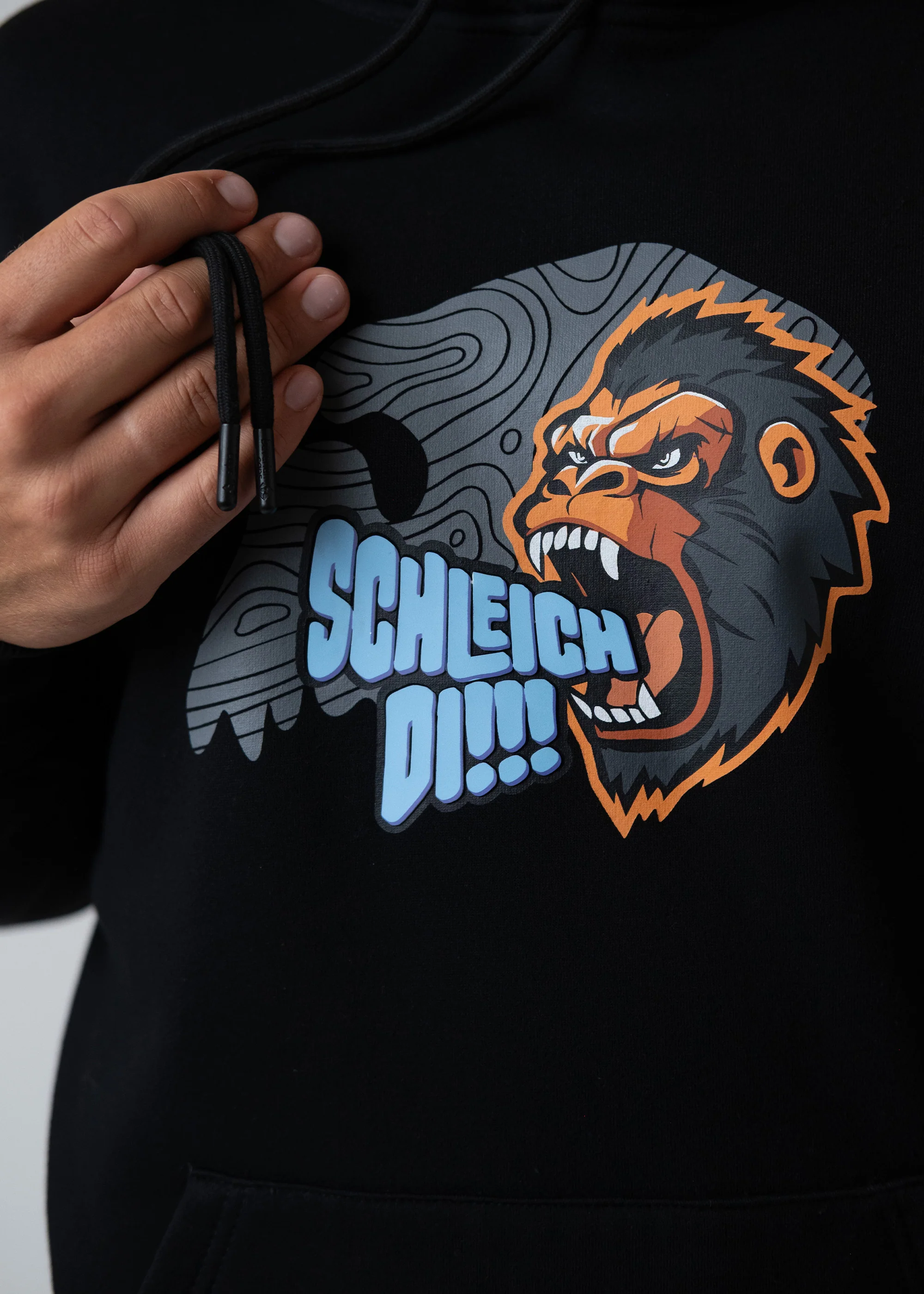 Hoodie "King Kong" - schwarz - Image 3