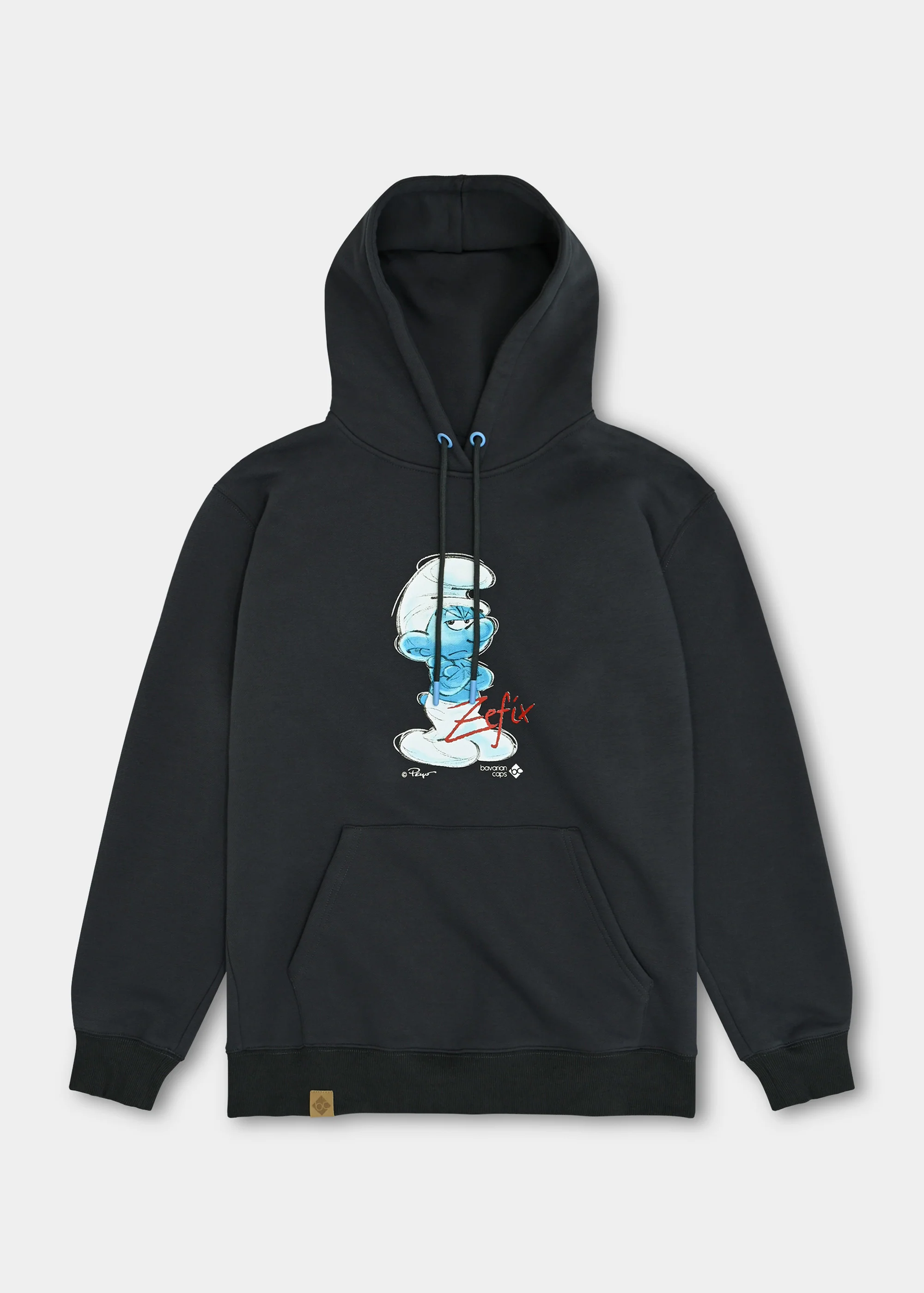 Hoodie "Muffi, Zefix" - dunkelgrau