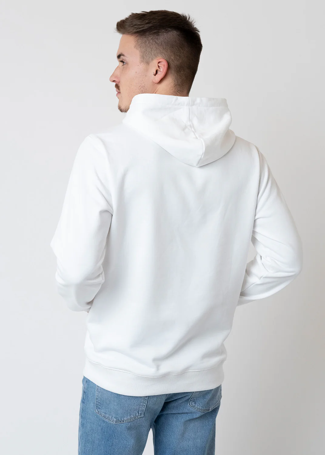 Hoodie "Muffi, Zefix" - weiß - Image 3