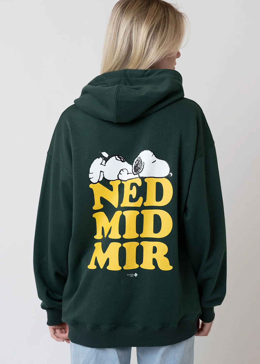 Hoodie "Peanuts: Ned mid mir" - dunkelgrün - Image 4