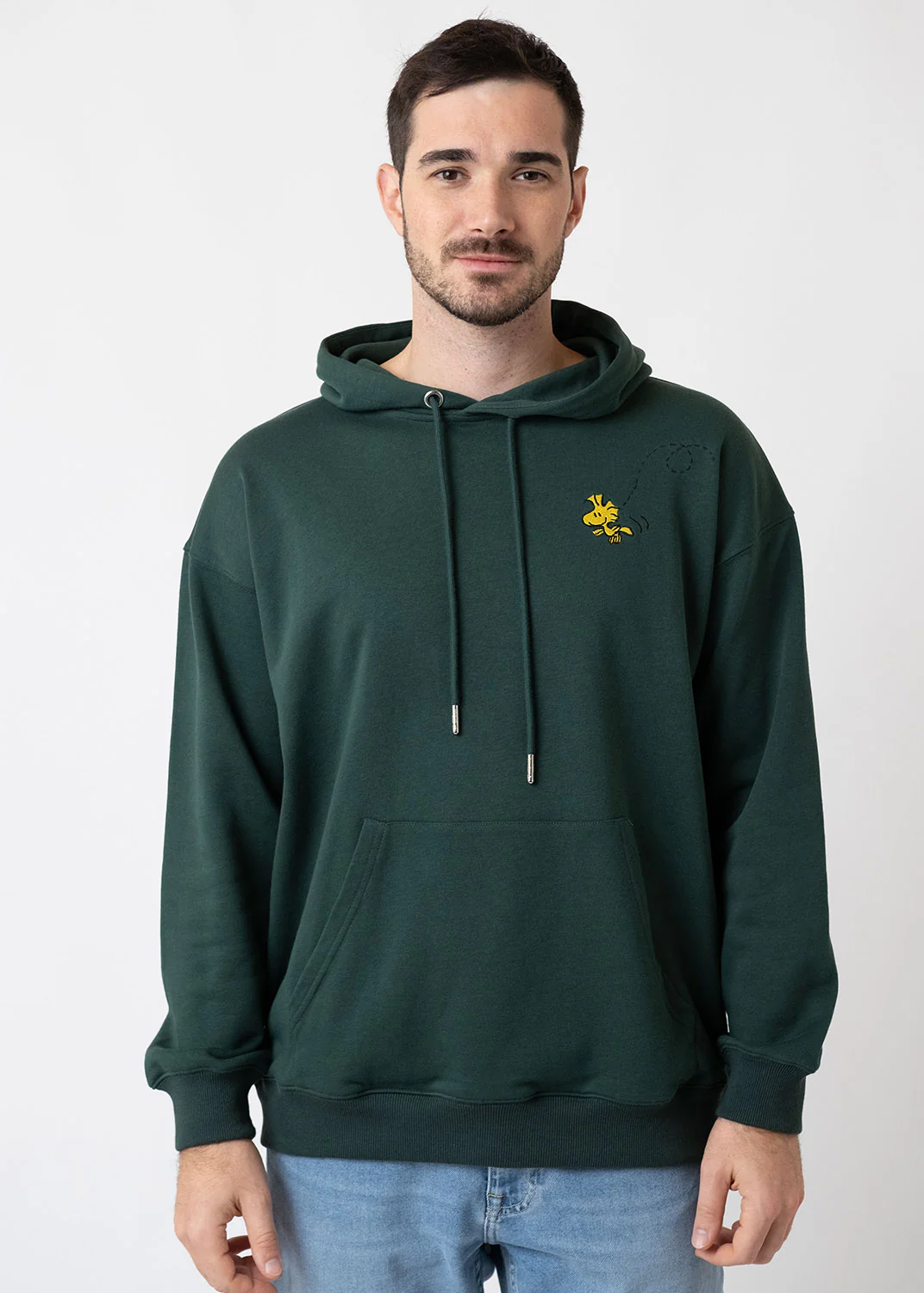 Hoodie "Peanuts: Ned mid mir" - dunkelgrün - Image 5