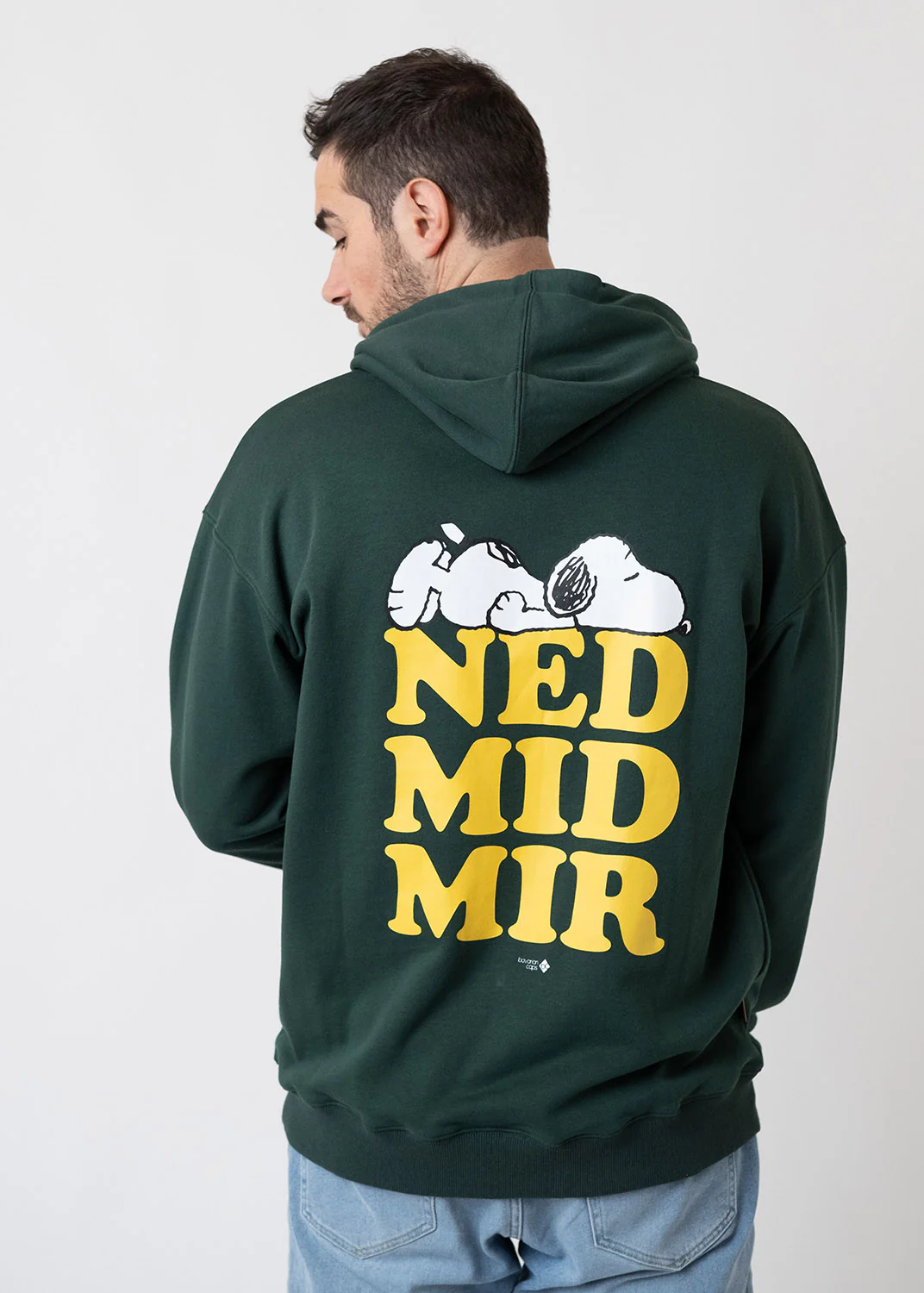 Hoodie "Peanuts: Ned mid mir" - dunkelgrün - Image 6