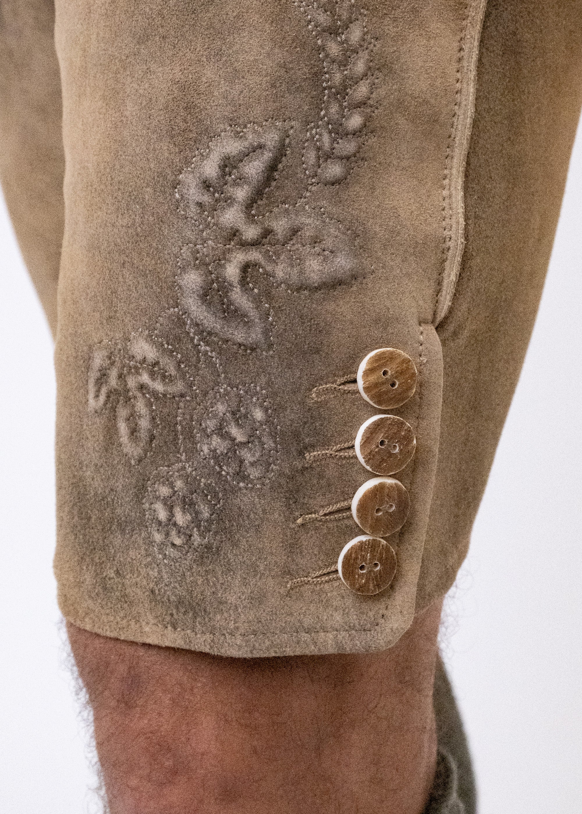 Lederhose "Reinheitsgebot" - hellbraun - Image 4