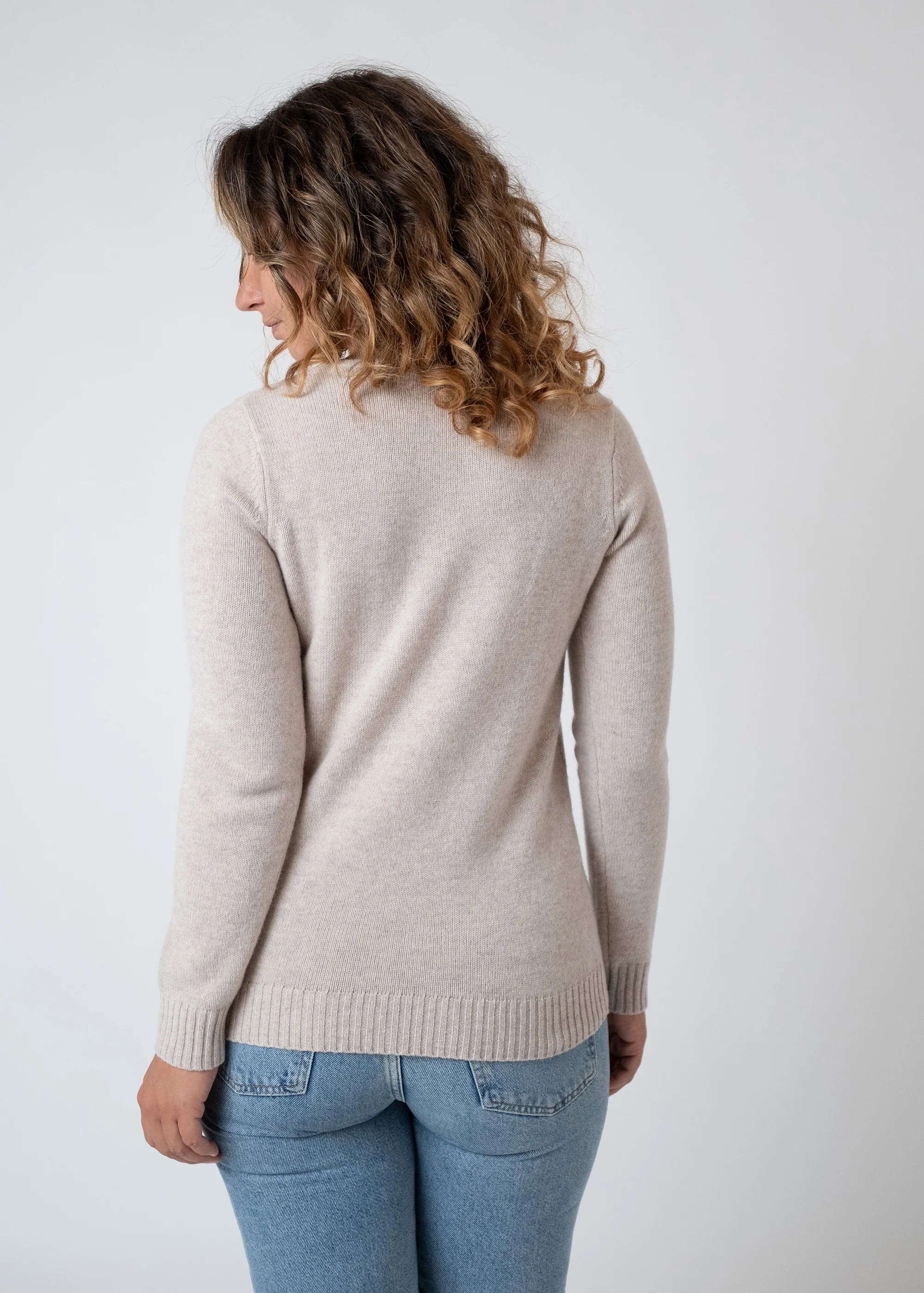 Strickpullover "Edelweiß" - beige (Damen) - Image 4