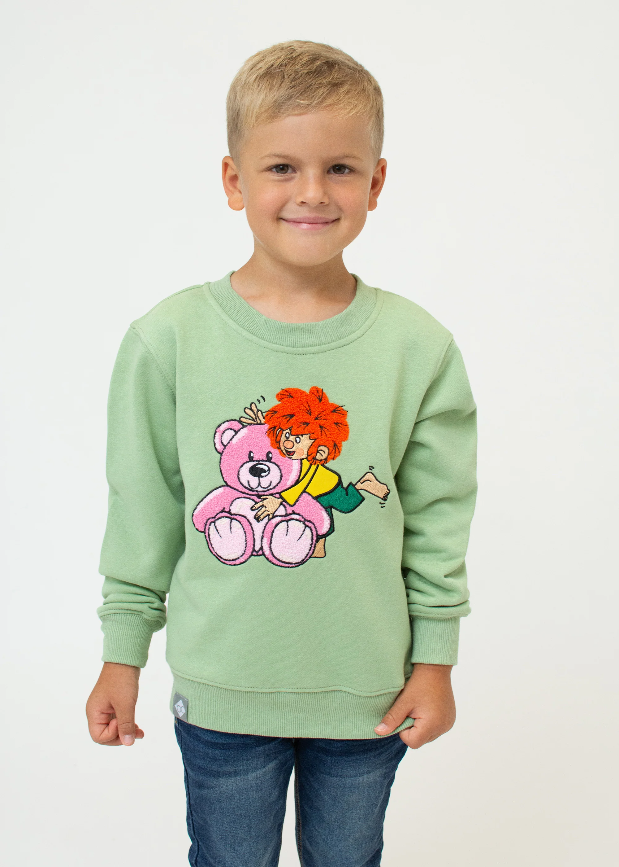 Sweater "Pumuckl" - grün (Kinder) - Image 2