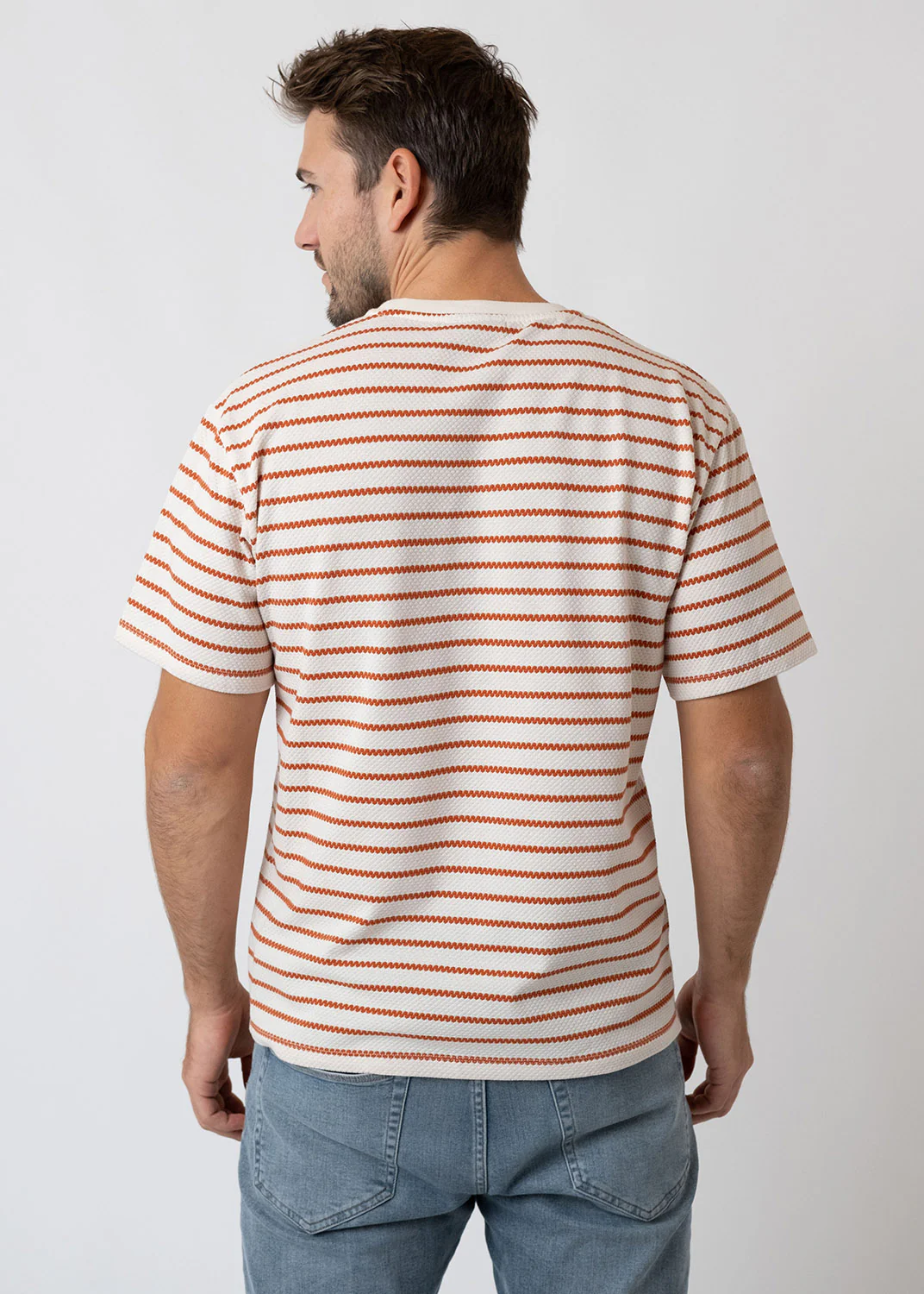 T-Shirt "Abendrot" - rost/beige - Image 4