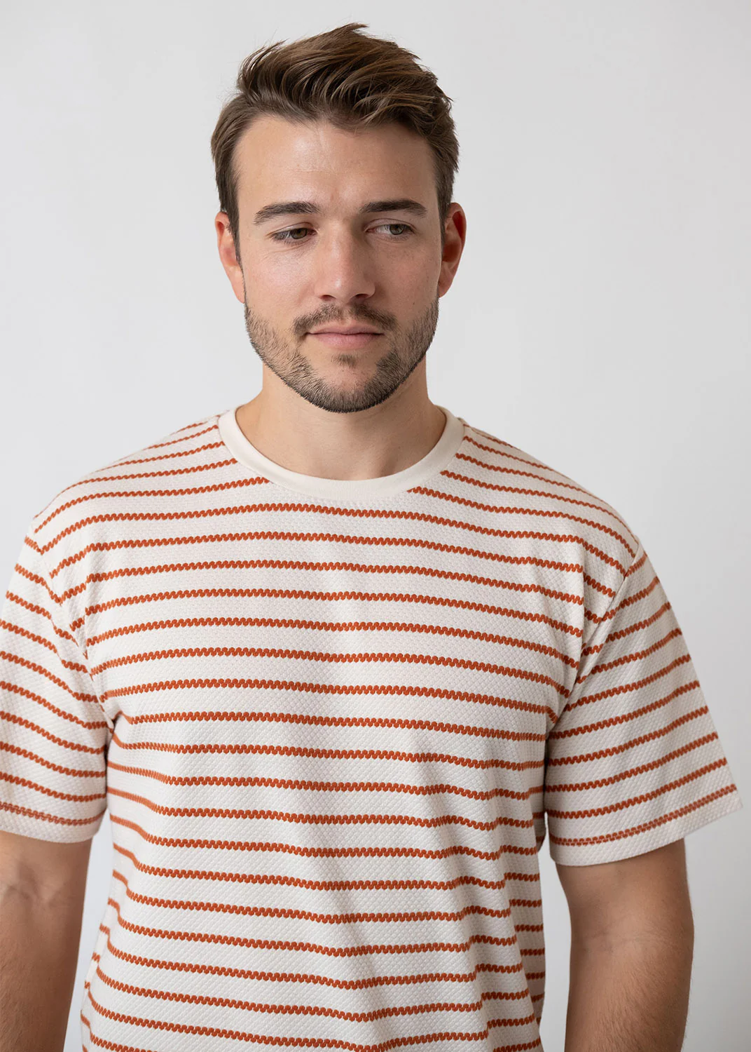 T-Shirt "Abendrot" - rost/beige - Image 5