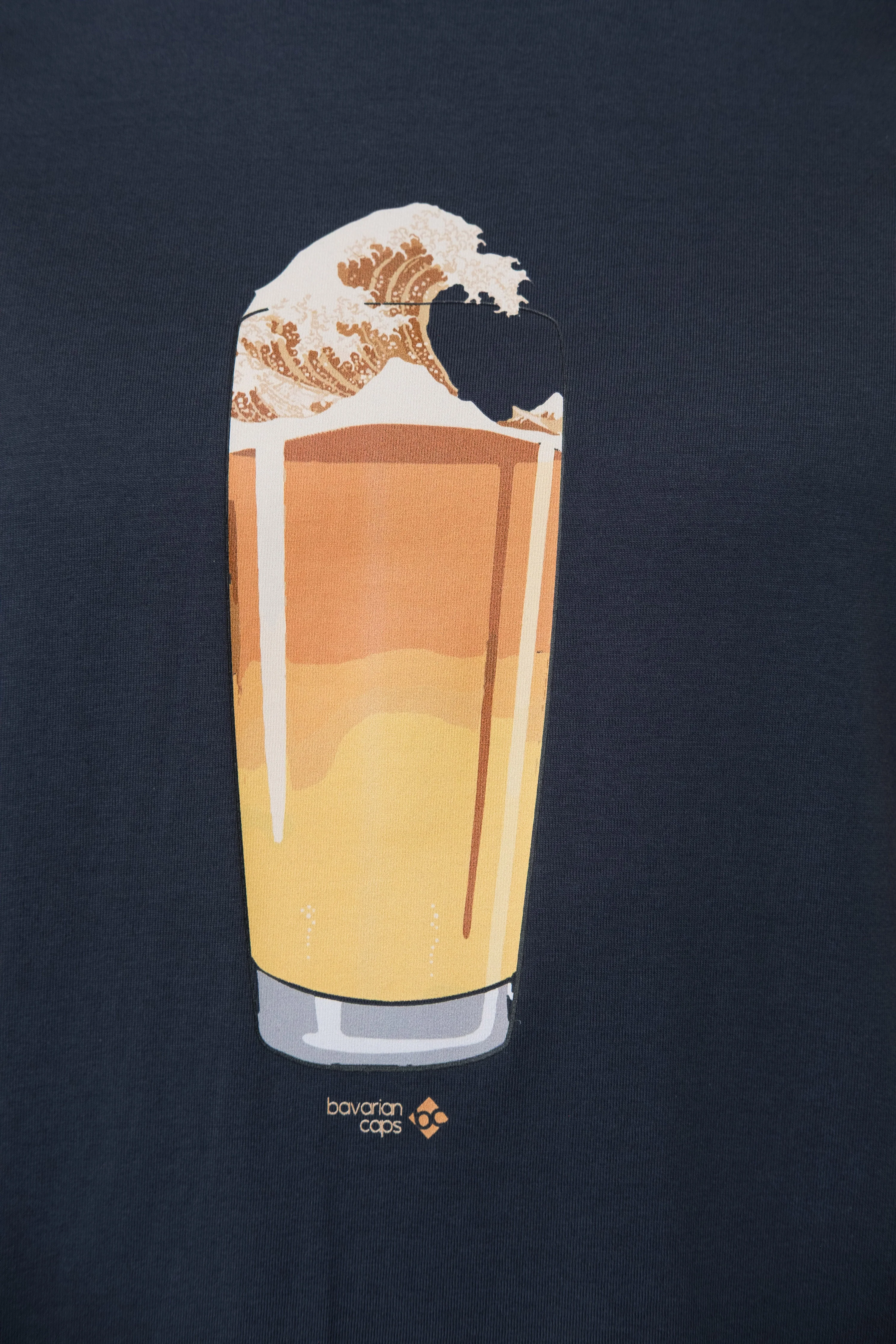 T-Shirt "Bierwelle" - schwarz - Image 3