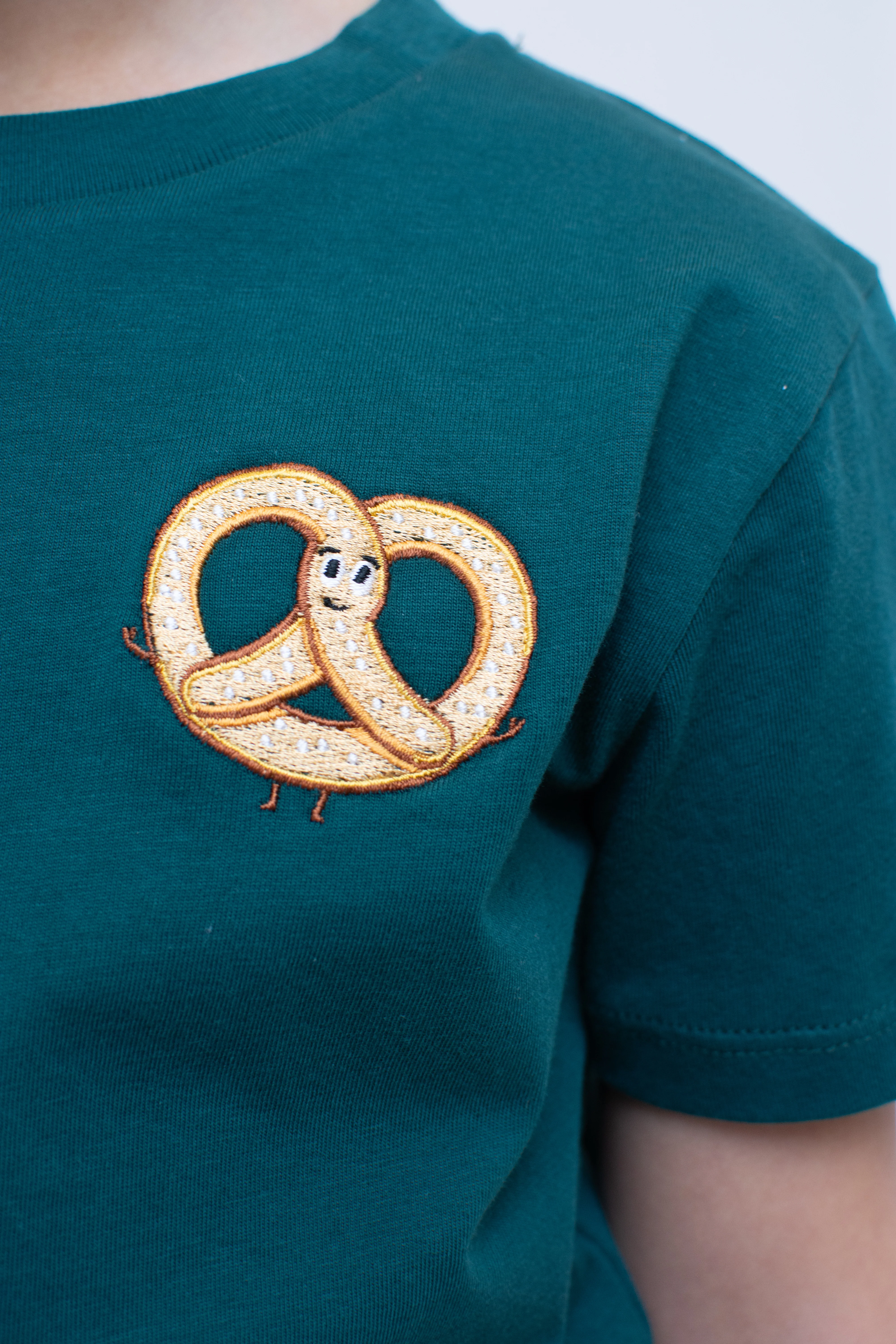 T-Shirt "Breze" - dunkelgrün (Kinder) - Image 3