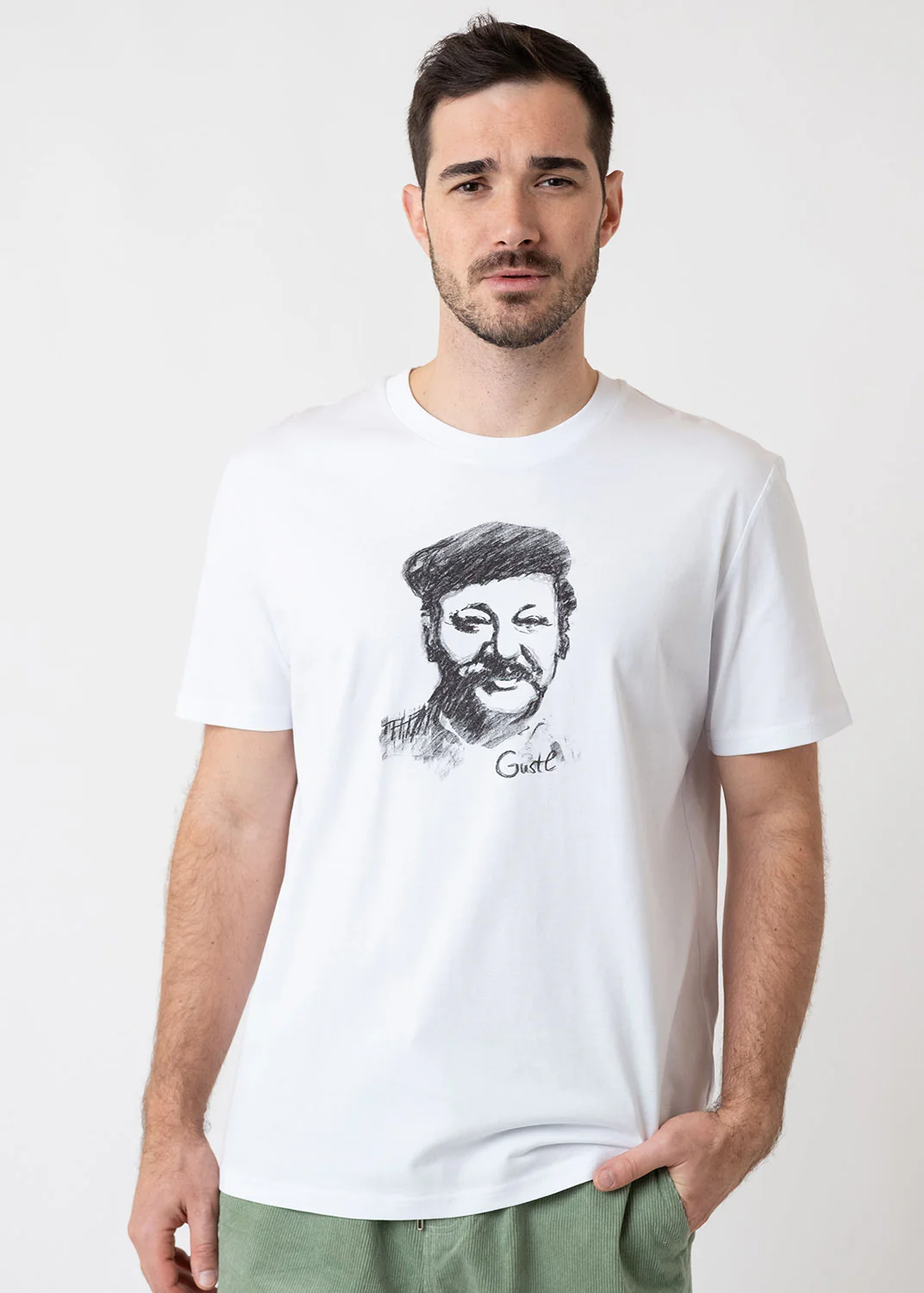 T-Shirt "Gustl" - weiß - Image 3