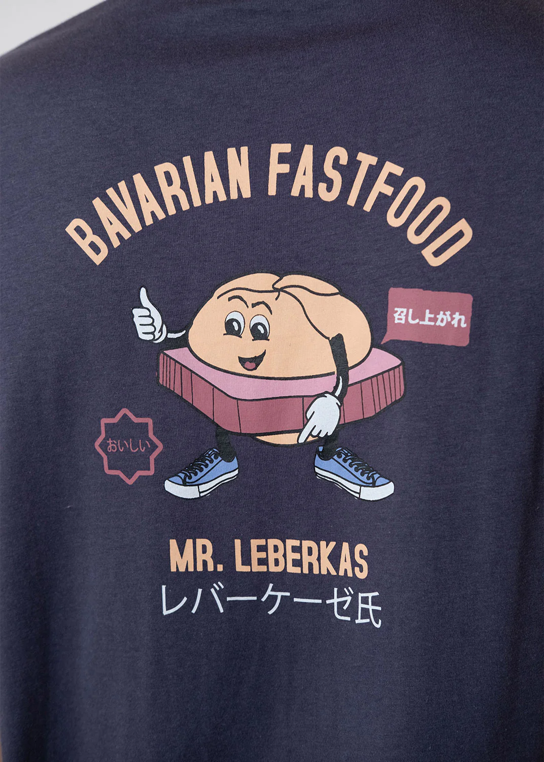 T-Shirt "Mr. Leberkas" - anthrazit - Image 3