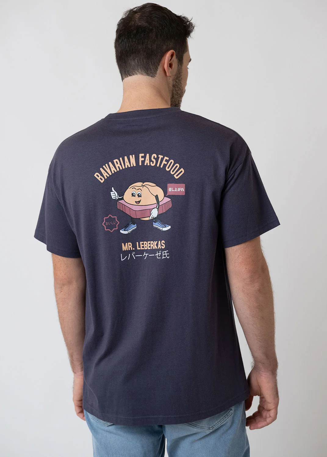 T-Shirt "Mr. Leberkas" - anthrazit - Image 4
