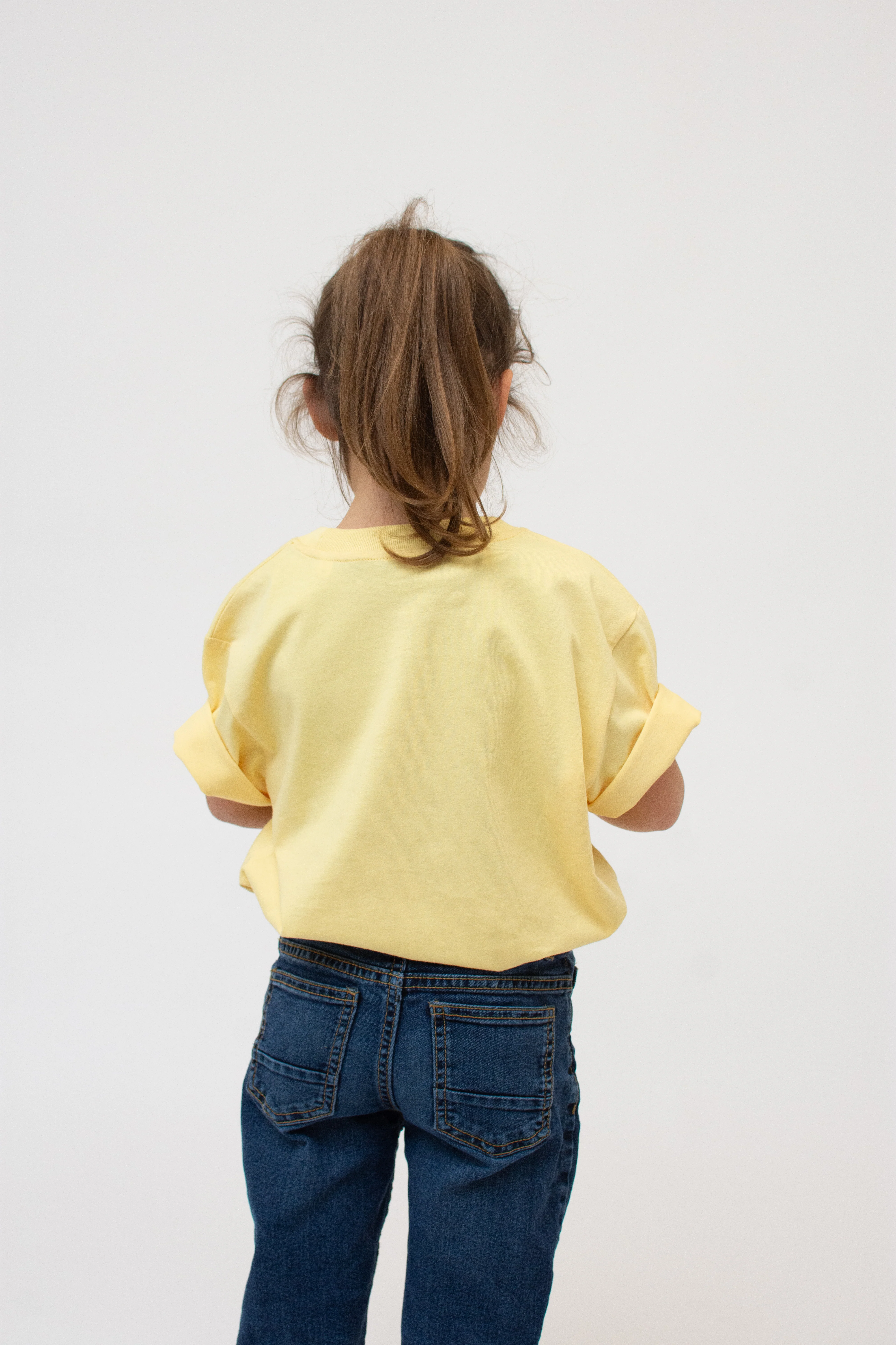 T-Shirt "Nudelparty" - gelb (Kinder) - Image 4