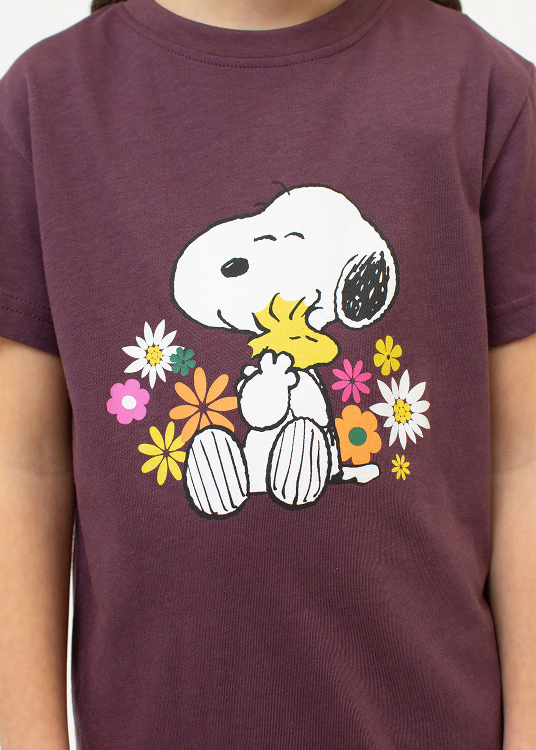 T-Shirt "Peanuts: Kuschelalarm" - dunkelrot - Image 3