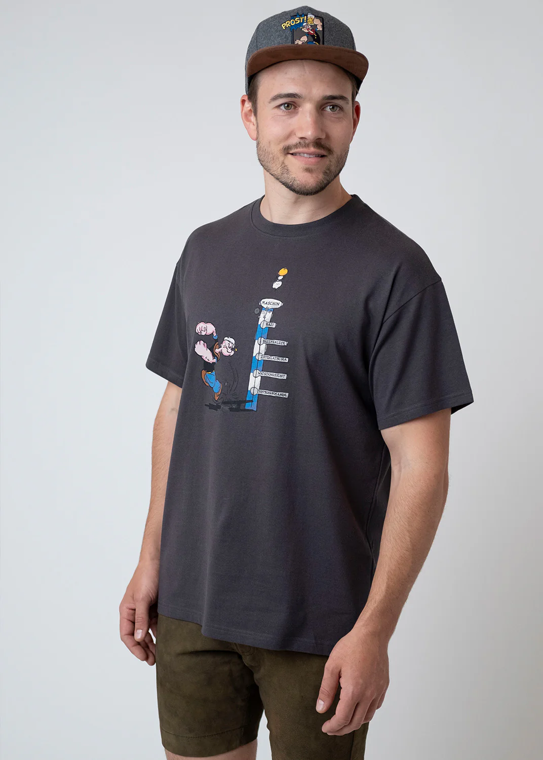 T-Shirt "Popeye haut den Lukas" - dunkelgrau - Image 3
