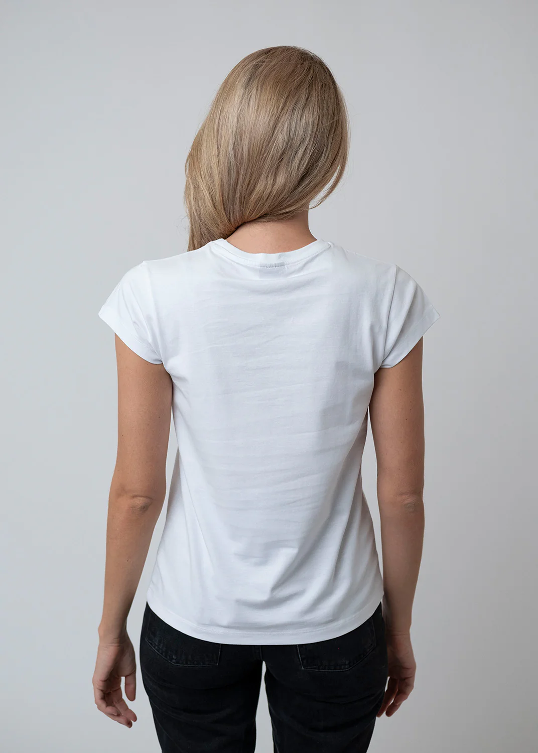 T-Shirt "Sauschön" - weiß - Image 4