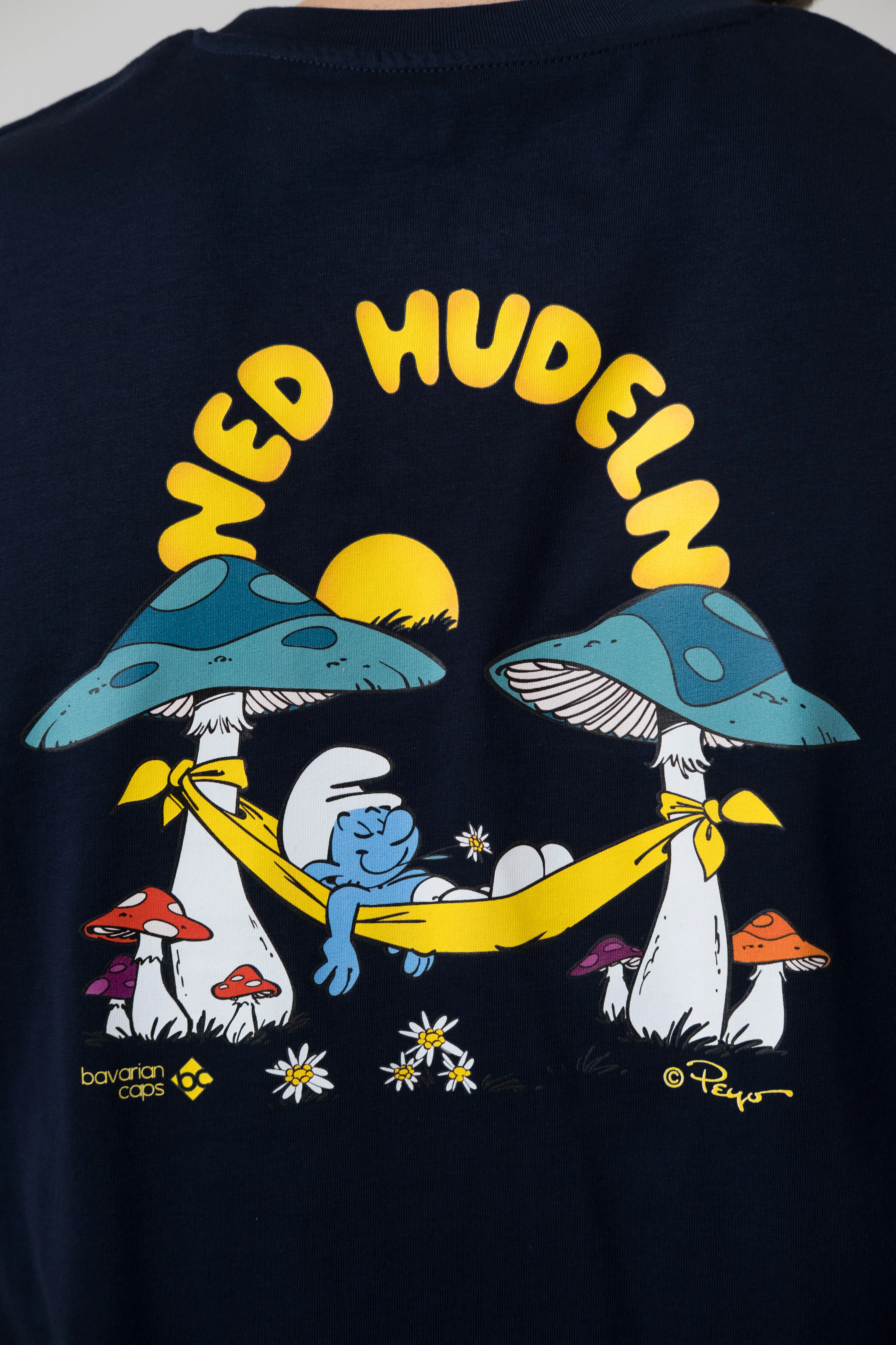 T-Shirt "Schlümpfe: Ned Hudeln" - dunkelblau - Image 4
